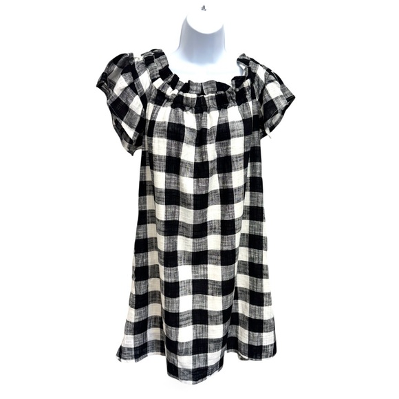 Philosophy Dresses & Skirts - Philosophy Monochrome  Linen Plaid Dress Size Small NWT